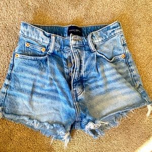 Lucky Brand mom shorts with buttons up bottoms!!